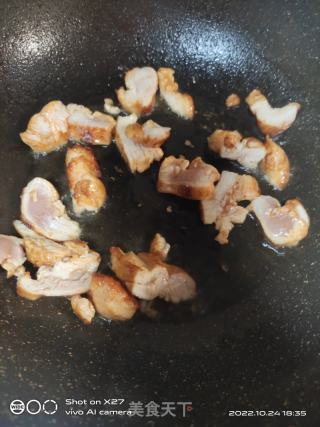 鸡肉炒包包菜的做法步骤：4